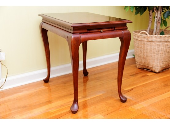 Queen Ann Style Mahogany Side Table