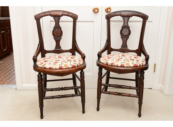 Pair Of Antique Side Chairs