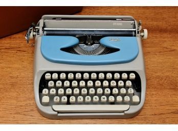 Royal Typewriter In Leather Case