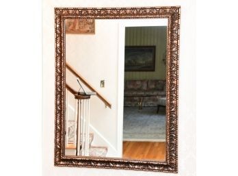 Large Gold Painted Wooden  Wall Mirror
