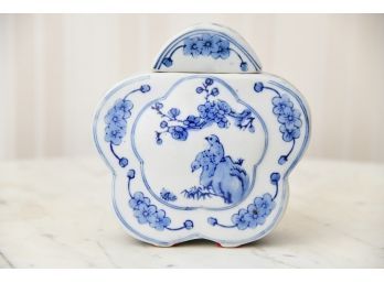Blue. And White Chinese Ginger Jar