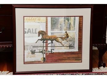 James Colway Harness Racing Framed Print