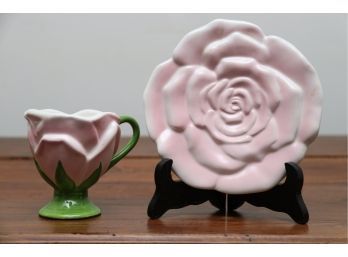 Flower Tea Cup And Saucer