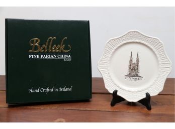 Belleek St Patricks Dish With Box