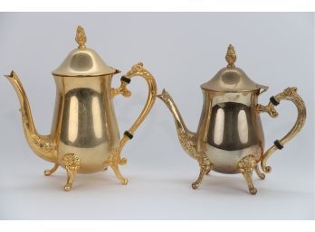 Gold Plated Coffee And Tea Pots