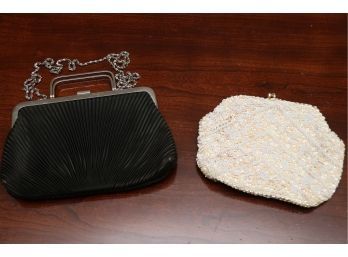 Pair Of Vintage Beaded Handbags