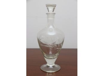 Goose Etched Decanter