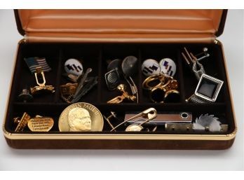 Mens Jewelry Box With Pope Coin