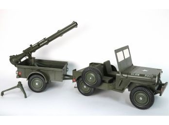 1965 G.I. Joe 7000 Jeep With Trailer & Missile Launcher
