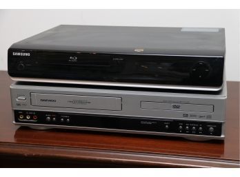 VCR Lot With DVD Player And Blue Ray Disk Player