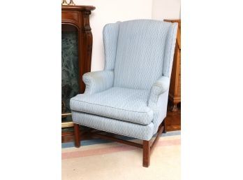 Custom Upholstered Wing Back Chair