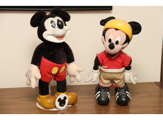 Two Mickey Mouse Dolls