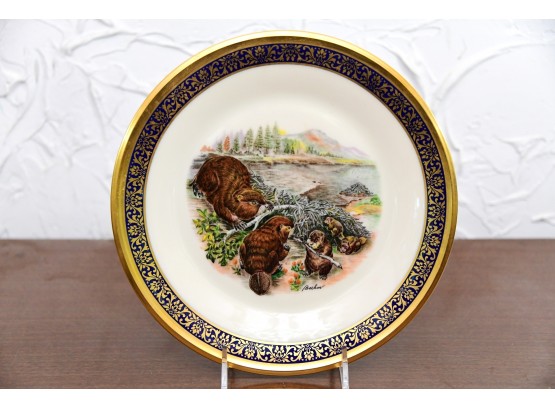 Lenox Boehm Beavers Collector Plate