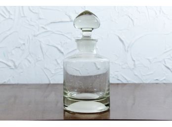 Belgium Glass Decanter With Stopper