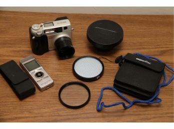Olympus Camera, Lens Covers, Voice Recorder