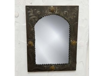 Embossed Tin Wall Mirror