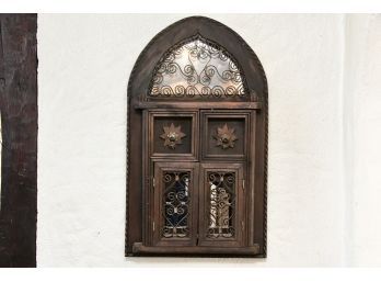 Arched Wall Mirror With Doors