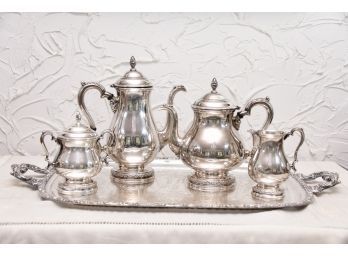 Prelude Sterling Silver Coffee & Tea Set 67.32 Troy  Ounces