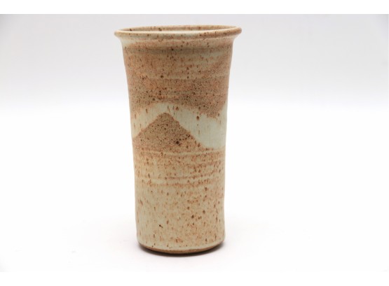 Signed Studio Pottery Windfall Vase Signed On Bottom