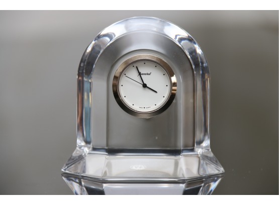 Baccarat Crystal Vega Dome Clock