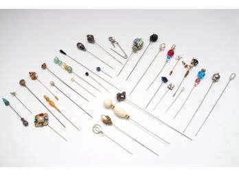 Collection Of Vintage Hat Pins