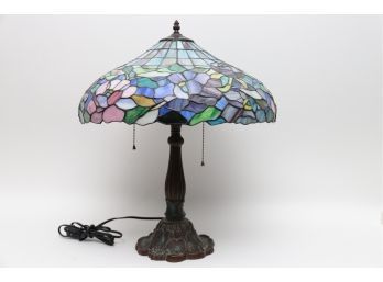 Leaded Stained Glass Tiffany Style Lamp