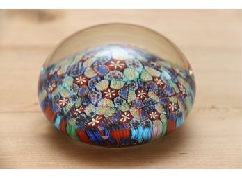 Multi Color Floral Paperweight