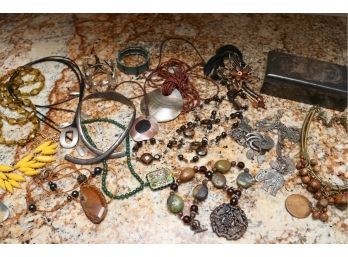 Assortment Of Costume Jewelry Including 925 Marked Pieces