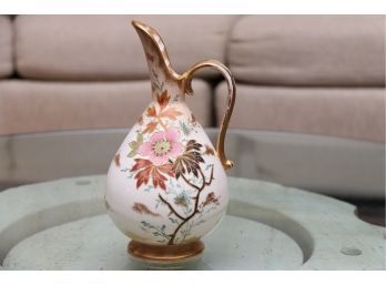 Lovely Hand Painted Floral Pitcher