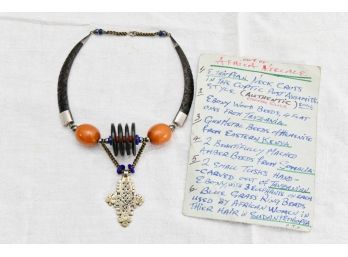 African Necklace With Provenance