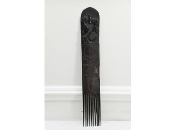 Hand Carved African Tribal Wall Hanging