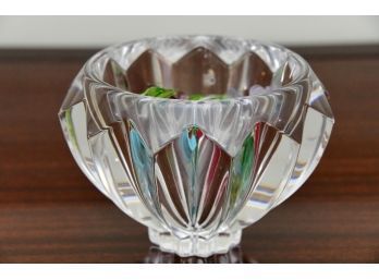 Orefors Crystal Bowl With Glass Candy