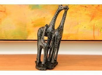 Hand Carved Giraffe Sculpture From Kenya