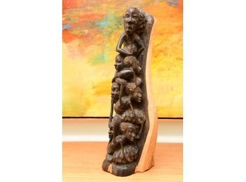 Hand Carved Totem From Kenya