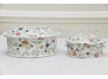 Two Royal Limoges Covered Dishes