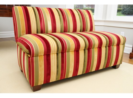Fun Striped Slipper Sofa By Edward Ferrel