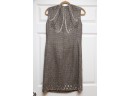 Rena Lange Sequin Accent Sleeveless Dress - Size 10
