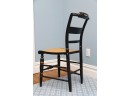 Black Cane Seat Side Chair