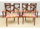 Six Biedermeier Mahogany Dining Chairs