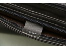 Longchamp Black Leather Travel Purse