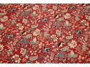 8 X 10 Red Kashmir Carpet