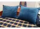 Pair Of 28 X 36 Oversized Fino Lino Accent Pillows