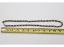 Sterling Silver Bead Necklace - 67g
