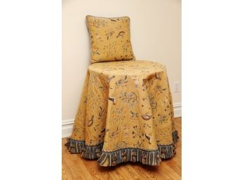 Custom Table Covering And Throw Pillow