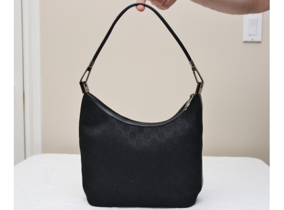 Gucci Black Canvas Handbag - Authentic