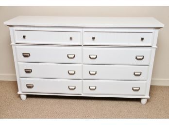 8 Drawer White Dresser