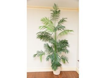 Faux Palm Tree In Planter