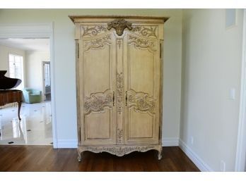 French Carved Wood Bar Cabinet Paid $9900