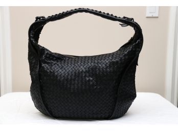 Christopher Kon Black Leather Handbag
