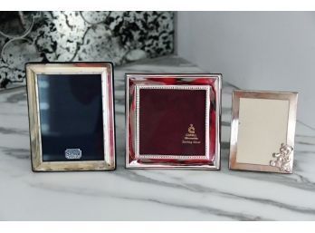 Trio Of Sterling Silver Picture Frames